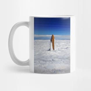 Breaching the clouds Mug